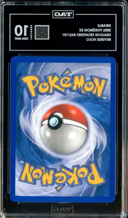 2006 Pokemon Ex Dragon Frontiers #65/101 Swablu Reverse Holo TAG 10 GEM MINT - Image 2
