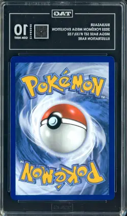 2025 Pokemon Mega Evolution Base Set #133/132 Bulbsaur TAG 10 GEM MINT - Image 2