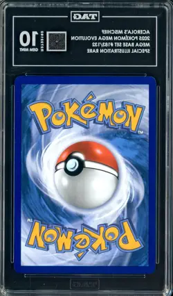 2025 Pokemon Mega Evolution 183/132 Acerola's Mischeif TAG Score 974 GEM MINT 10 - Image 2