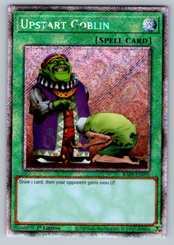 Upstart Goblin Yugioh RA03-EN096 Platinum Secret Rare PSR NM - Image 1