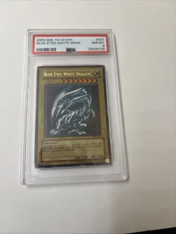 2002 Yu-Gi-Oh! Blue-Eyes White Dragon SDK-001 PSA 8 - Image 1