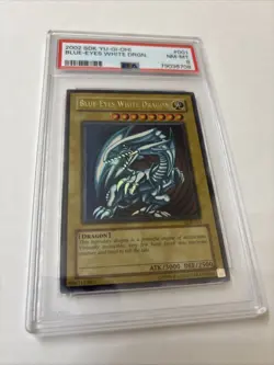 2002 Yu-Gi-Oh! Blue-Eyes White Dragon SDK-001 PSA 8 - Image 2