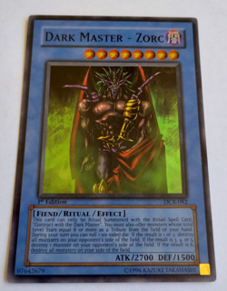 YUGIOH DARK MASTER ZORC DCR-082 1ST Edition NM - Image 1