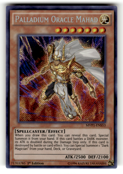 Palladium Oracle Mahad MVP1-ENS53 1st Edition Secret Rare The Dark Side of Dimen - Image 1