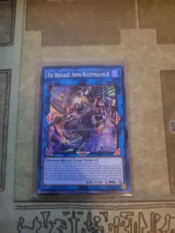 YUGIOH TRI-BRIGADE ARMS BUCEPHALUS II PHHY-EN048 SUPER 1ST ED NM - Image 1