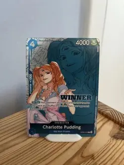 One Piece TCG Winner Pack 2025 Vol. 1 Charlotte Pudding OP06-047 NM - Image 1