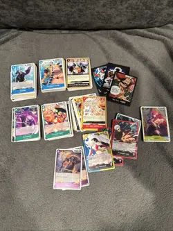 OP13 & OP14 The Azure Sea's 235 Card Bulk Lot! One Piece! C, UC, DON, R & L! - Image 1