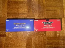 One Piece OP 13 14 Booster Boxes UNSEALED Lot Illustration Box Vol 5 6 Double - Image 2