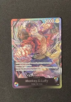 Monkey.D.Luffy Release Event Leader One Piece TCG English Foil Promo - Image 1