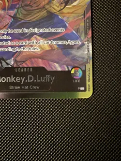 Monkey.D.Luffy Release Event Leader One Piece TCG English Foil Promo - Image 4