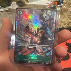 Shanks (028) (Alternate Art) OP13-028 Carrying On His Will Foil - Image 1