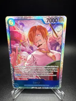 SANJI OP11-051 SUPER RARE One Piece A FIST OF DIVINE SPEED English - Image 1