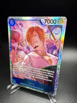 SANJI OP11-051 SUPER RARE One Piece A FIST OF DIVINE SPEED English - Image 2