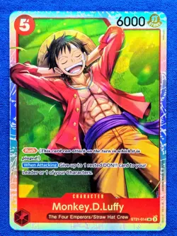 Monkey D. Luffy ST21-014 SR | NM | Starter Deck EX: Gear 5 | One Piece TCG | EN - Image 1