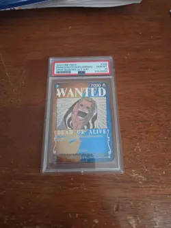 DONQUIXOTE DOFLAMINGO ST03-009 PSA 10 WANTED ALTERNATE ART ONE PIECE English - Image 1