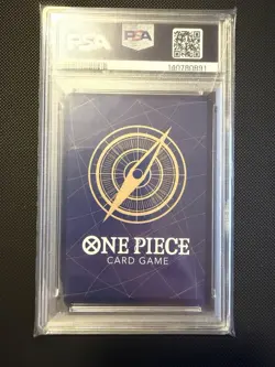 2025 ONE PIECE OP11-A FIST OF DIVINE SPEED #119 SANJI SPECIAL ALT ART SP PSA 10 - Image 2