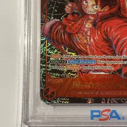 One Piece OP05 Monkey D. Luffy 1st Anniversary ST01-012 PSA 10 Gem Mint English - Image 5