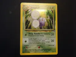 Jumpluff 7/111 - Neo Genesis Holo Swirled Rare Vintage Pokemon TCG Card - Image 1