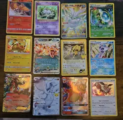 Pokemon 12 Card Lot. Shining Ho-Oh. Holo Mew. Gold Frosmoth. Charizard. Pikachu - Image 1