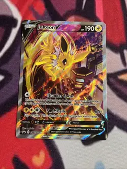 Jolteon V SWSH183 SWSH: Sword & Shield Promo Cards Holo - Image 2
