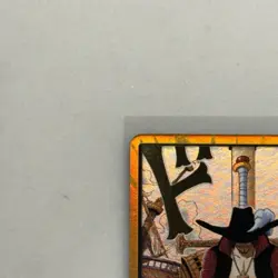 One Piece OP14 Azure Sea’s Seven English DON!! Card Dracule Mihawk Gold - Image 3