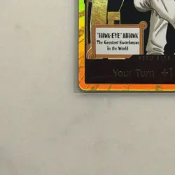 One Piece OP14 Azure Sea’s Seven English DON!! Card Dracule Mihawk Gold - Image 5