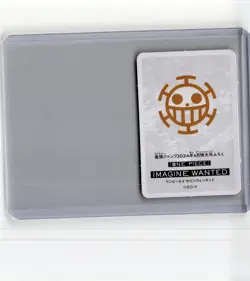 IMAGINE WANTED Mini Card Saikyo Jump 2024 One Piece Japanese Trafalgar Law - Image 2