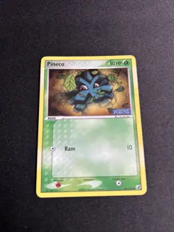 Pokemon Card - Pineco Unseen Forces 66/115 Reverse Holo Stamped LP - Image 1