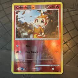 Pokemon Card - Platinum - Chimchar - Reverse Holo - 70/127 - Image 1