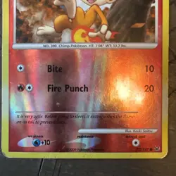 Pokemon Card - Platinum - Chimchar - Reverse Holo - 70/127 - Image 2