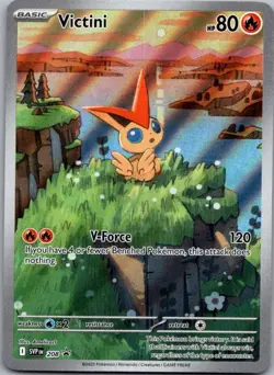 Pokemon TCG Victini Promo SV: Scarlet & Violet Promo Cards 208 NM - Image 1