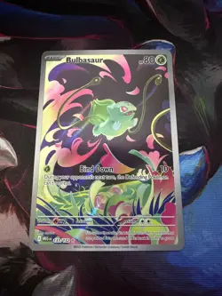 Pokemon TCG Bulbasaur Card 133/132 IR Mega Evolutions Near Mint Condition - Image 1