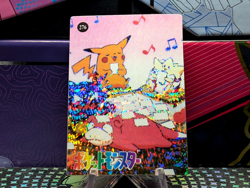 Pokemon Pocket Monsters Vending Prism Holo Vintage Sticker #276 card Pikachu - Image 1