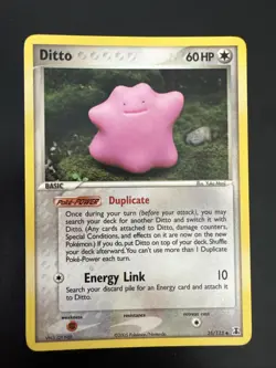 Pokemon Ditto Regular Card 35/113 Delta Species - Image 1