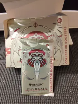 1x Magic The Gathering Phyrexia All Will Be One Collector's Booster Pack. Read. - Image 1