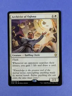 MTG Magic: Commander Legends: Archivist of Oghma #004/361 Rare - NM - Image 1