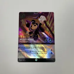 Disney's Lorcana - Mickey Mouse Wayward Sorcerer - Enchanted - 208/204 - Image 1