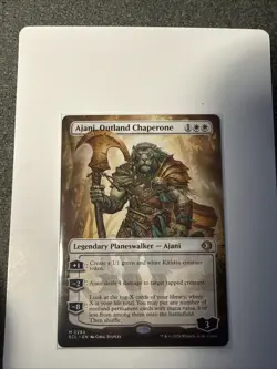 WOTC Lorwyn Eclipsed Ajani, Outland Chaperone (Borderless) (MR) NM - Image 1