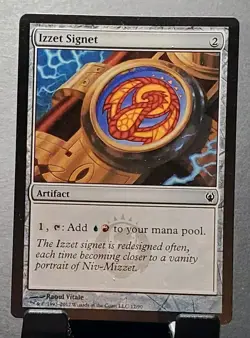 MTG 17/90 IZZET SIGNET Artifact Guilds of Ravnica Guild Kits Light Play⚔EX - Image 1