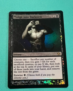 Foil - Plunge into Darkness - Fifth Dawn - MTG - Magic the Gathering - Foil - Image 2