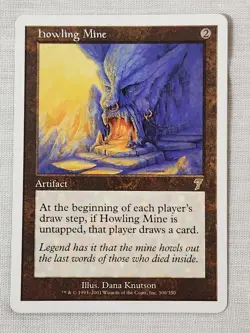 NM Howling Mine 7th Edition Mtg Magic the Gathering - Image 1