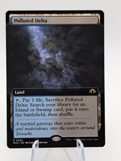 Magic the Gathering | Polluted Delta Extended Art | NM - Image 1