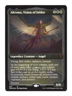 Akroma, Vision of Ixidor - Foil Etched NM, English MTG Commander Legends - Image 1