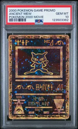 2000 POKEMON GAME MOVIE POKEMON 2000 MOVIE ANCIENT MEW PSA 10 - Image 1