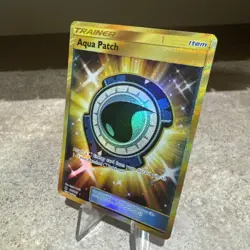 Pokemon TCG Aqua Patch Sun & Moon: Guardians Rising 161/145 Holo Secret Rare NM - Image 3