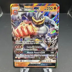 Machamp GX - 64/147 - Pokemon Burning Shadows Sun & Moon Ultra Rare NM MINT B11 - Image 1