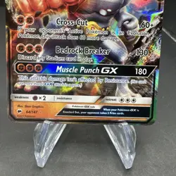 Machamp GX - 64/147 - Pokemon Burning Shadows Sun & Moon Ultra Rare NM MINT B11 - Image 4