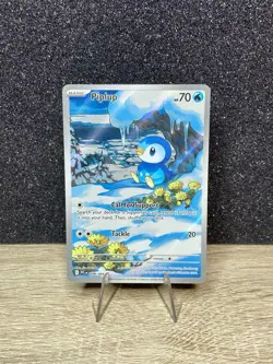 Piplup (098/094) IR ~ Mint/NM Phantasmal Flames 2025 Full-Art Holo Pokemon TCG - Image 1