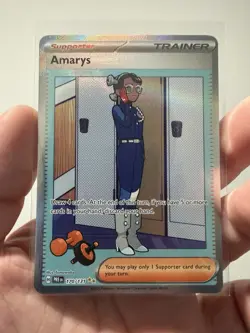 Pokemon TCG Prismatic Evolutions Amarys 170/131 Special Illustration Rare M/NM - Image 1