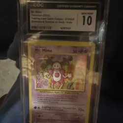 Pokemon TCG Mr. Mime Holo Classic Collection 013/034 Classic CGC 10 - Image 1